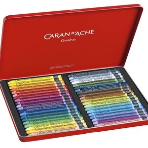 Caran D'ache Neocolor II Watersoluble Wax Pastels, Set of 40, Aquarelle LikeNew